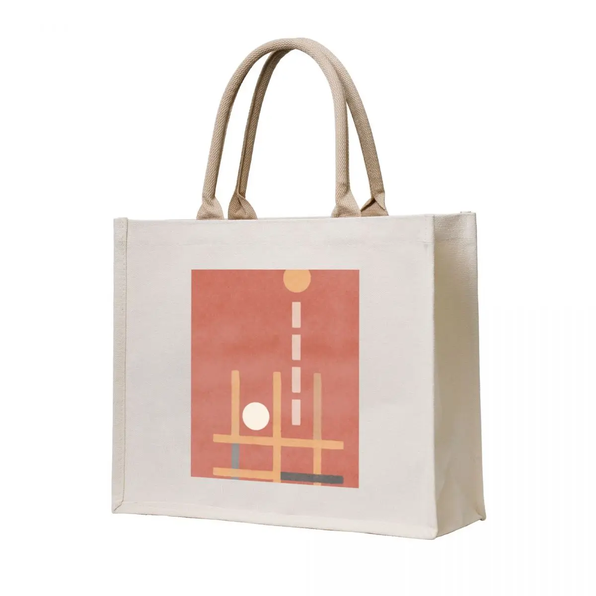 

Falling and bouncing - geometrical terracotta design #46 Tote Bag Women's shopping bag custom tote bag Custom