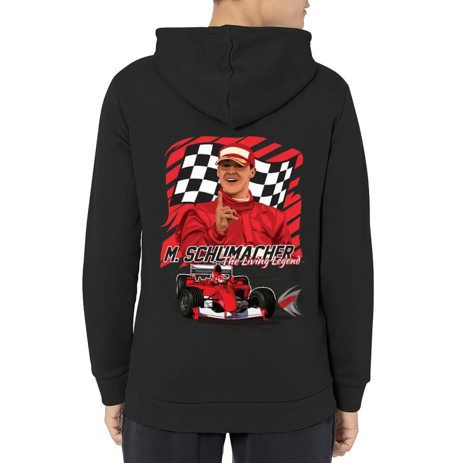 

M. Schumacher, The Living Legend Hoodie autumn clothes men's coat men's winter sweater mens clothing tracksuits
