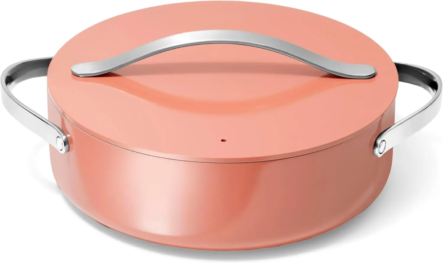 

6 Qt Non-Stick Pan with Lid - Free From Forever Chemicals - Perfect for Searing, Braising, & Roasting - Perracotta