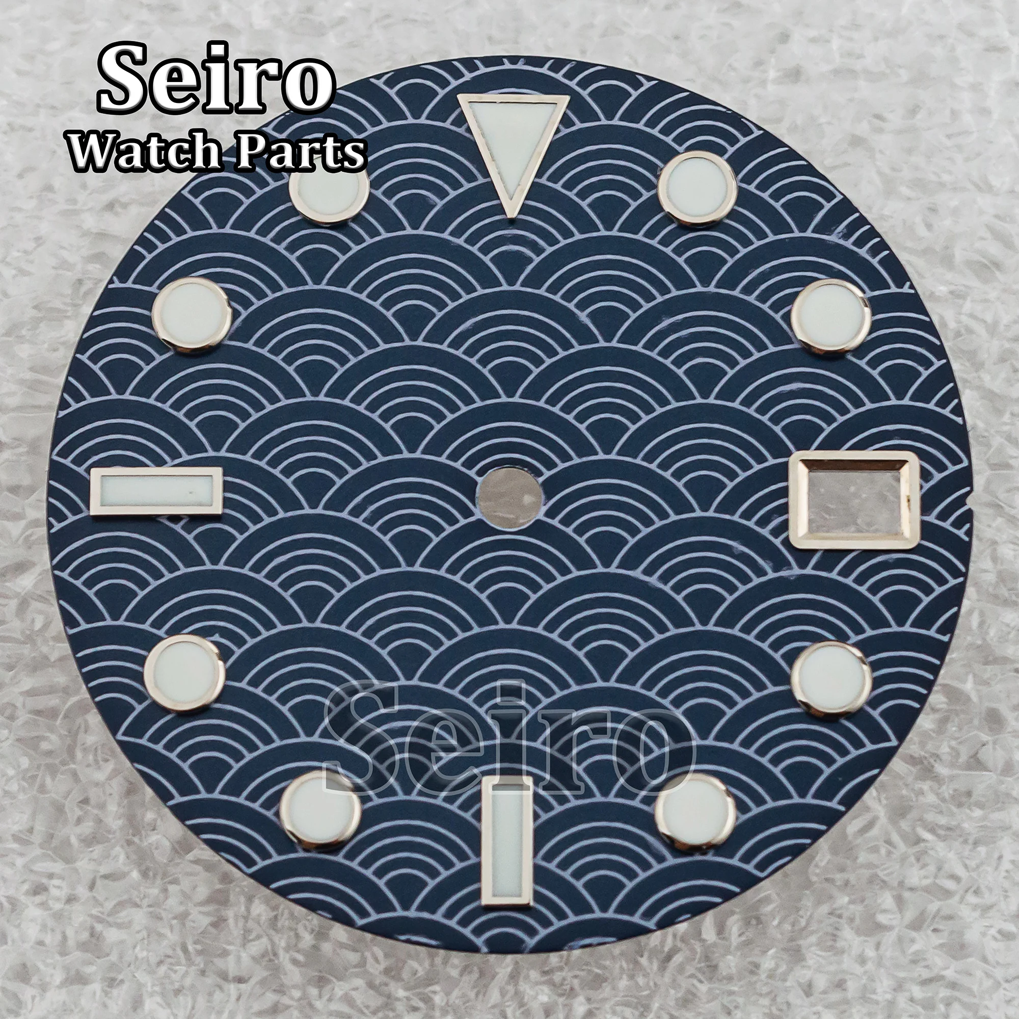 28.5mm NH35 Dial Hands Sterial Watch Face for MOD SKX007 SKX009 King Turtle NH35 NH36 Movement Watch Accessories Parts Replace