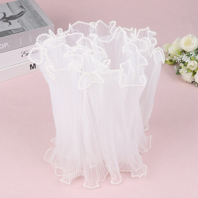 Bilateral Waves Flower Wrapping Paper Wave Yarn Florist Bouquet Packaging Lace Mesh Florist Bouquet Gift Packaging Supplies