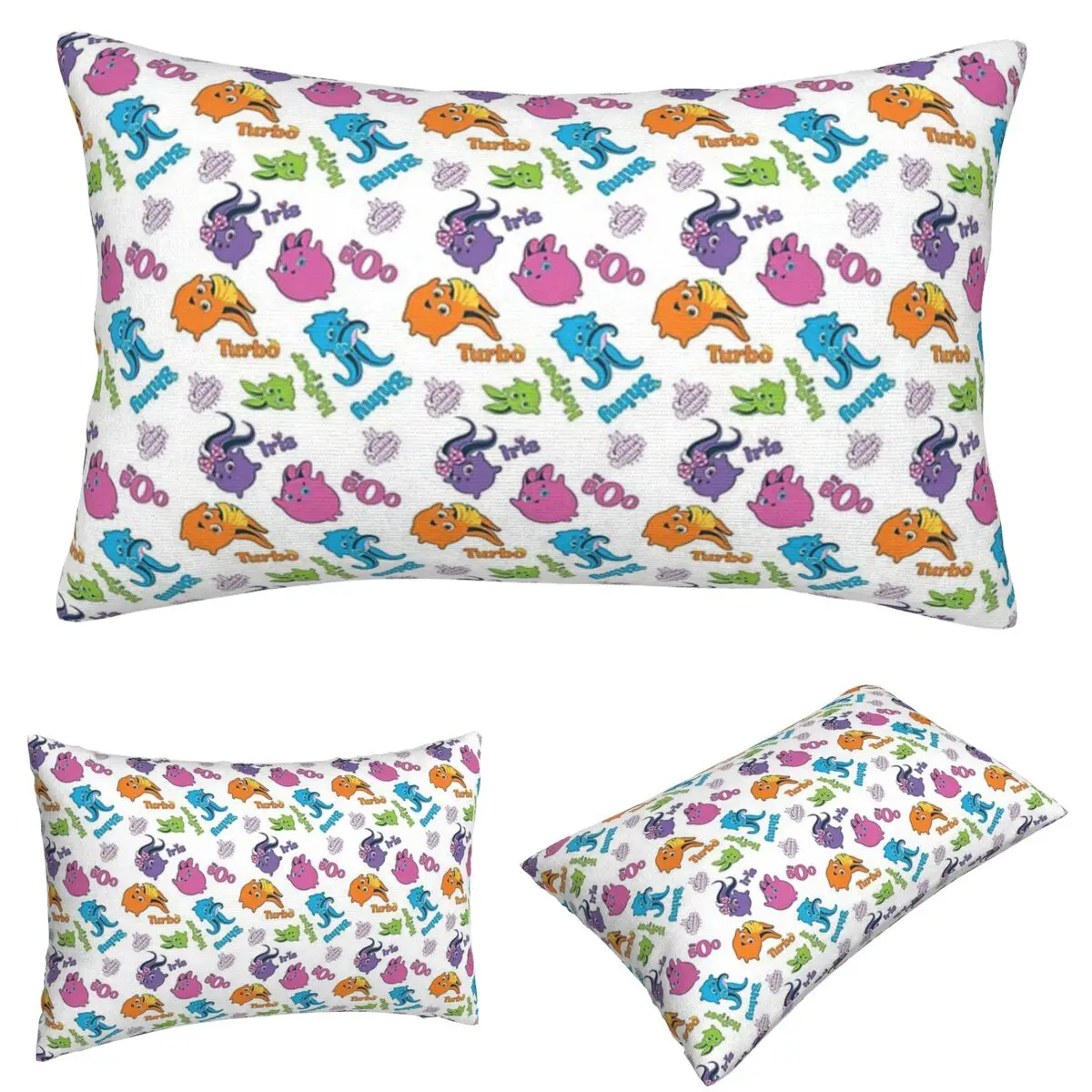 غطاء وسادة مستطيل من Sunny Bunnies، غطاء وسادة ديكور لغرفة النوم، وسادة رمي مريحة للمنزل