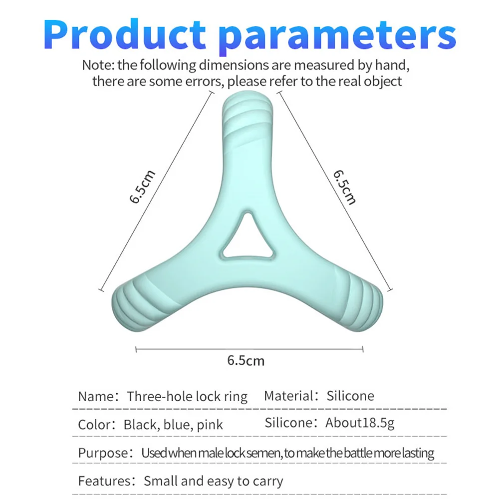 High Elasticity Cock Ring Reusable Penis Ring Time Lasting Delay Ejaculation Stretcher Dick Erection Semen Ring Sex Toys For Men - view 4