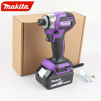 Makita 18V Cordless Impact Driver LXT BL Brushless Motor Electric Drill Wood/Bolt/T-Mode 180 N·M Rechargeable Power Tools DTD173