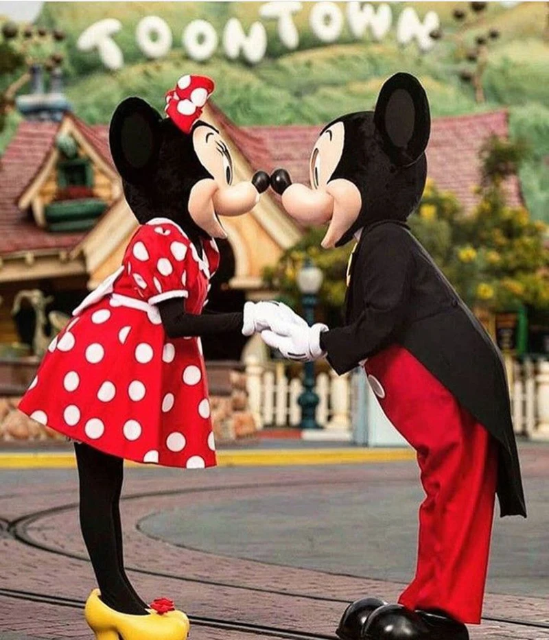 Neues Maus-Maskottchen-Kostüm Anime-Cartoon-Charakter Erwachsenen-Cosplay-Kleidung Bär Katze Geburtstagsparty Maskerade Karneval Outfits Geschenk