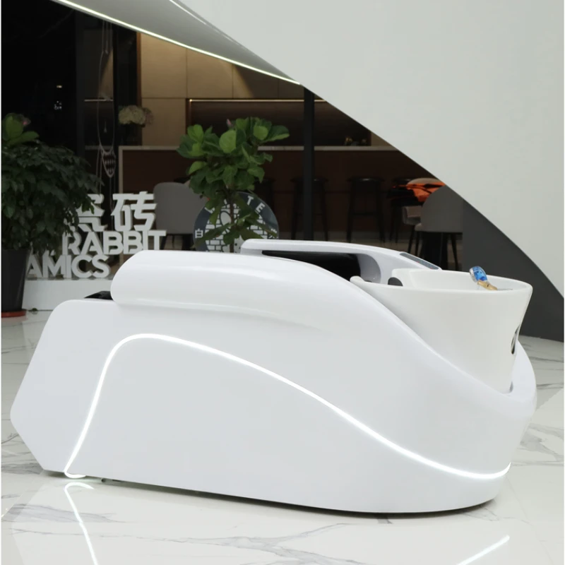 

Head Spa Massage Shampoo Bed Shampoo Chair Water Therapy Beauty Salon Washing Hairdressing Basin Professional Equipment Cadeira