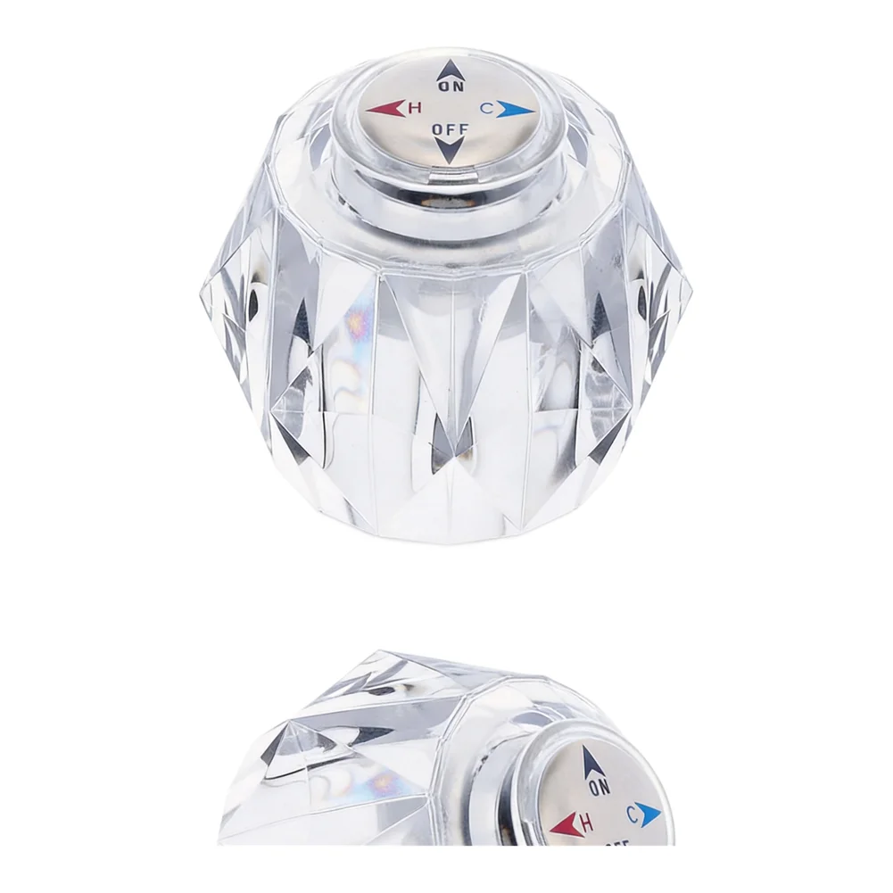 Replacement Hot and Cold Faucet Shower Knob Compatible with Foundation and For RP41661 Plastic and Aluminum Knob Handle