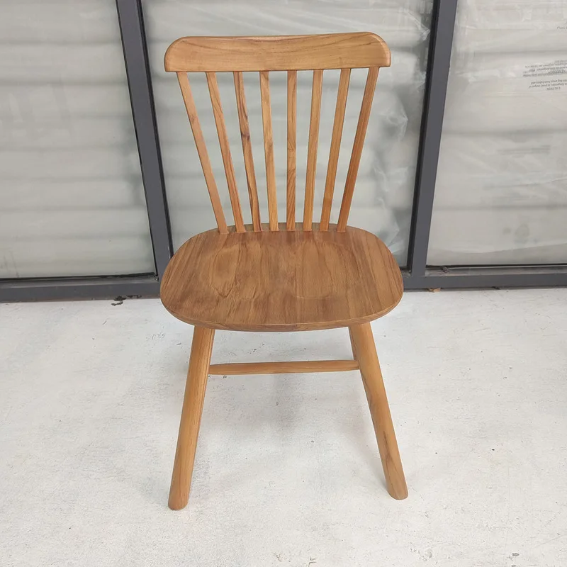 Outdoor Solid Wood Table and Chair Villa Courtyard Outdoor Teak Table and Chair Garden Outdoor Dining Table and Chair