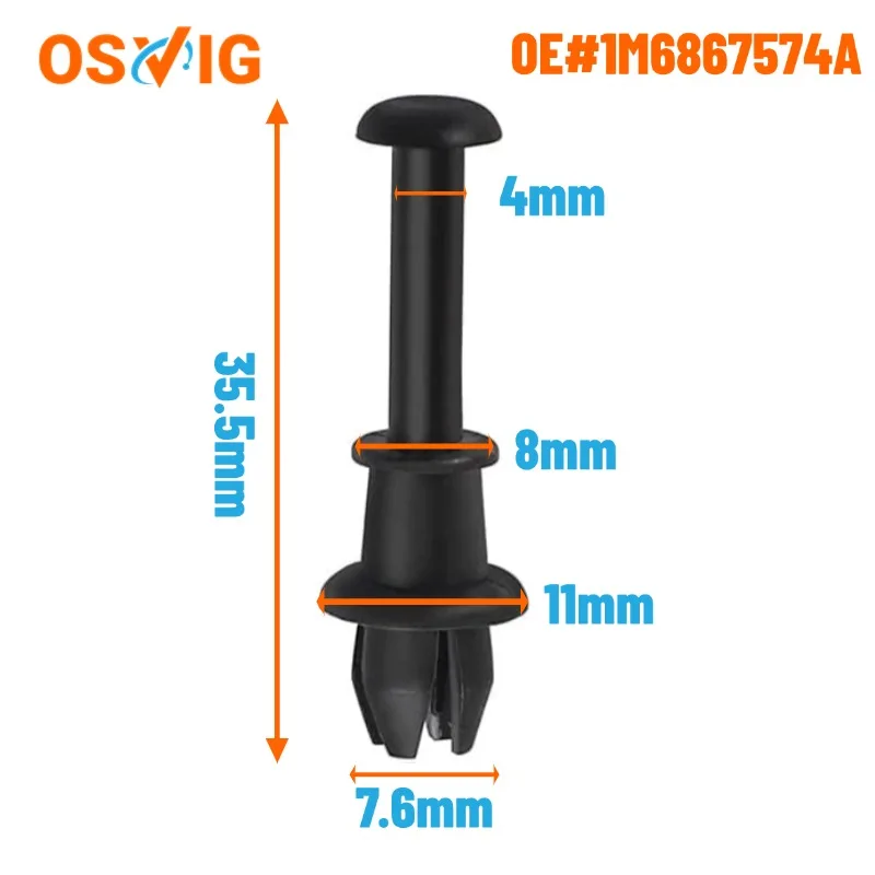 

4PCS OE#1M6867574A Boot Trunk Parcel Shelf Tray String Clips Hook 1M6867574A Fit Audi A3 S3 Q5