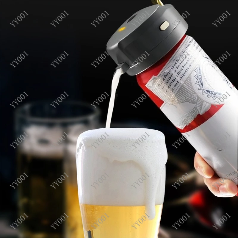 

Ultrasonic Vibration Beer Foamer for Canned Beer Portable Bubbler Maker Home Bar Tool