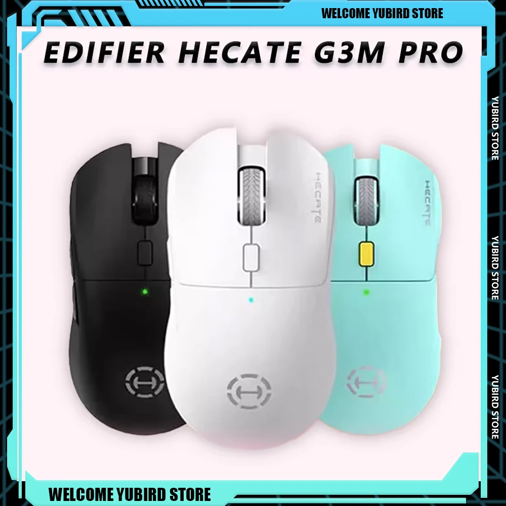 Edifier Hecate G3m Pro PAW3395 мышь 3-режимная беспроводная Bluetooth эргономичная легкая игровая мышь по индивидуальному заказу аксессуары для ПК подарки