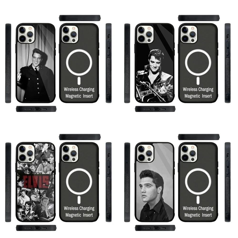 

Singer Cat King E-Elvis Phone Case Strong Magnetic For IPhone 16,15,14,13,Pro,Max,Plus,11,12,Mini For Magsafe Wireless Charging