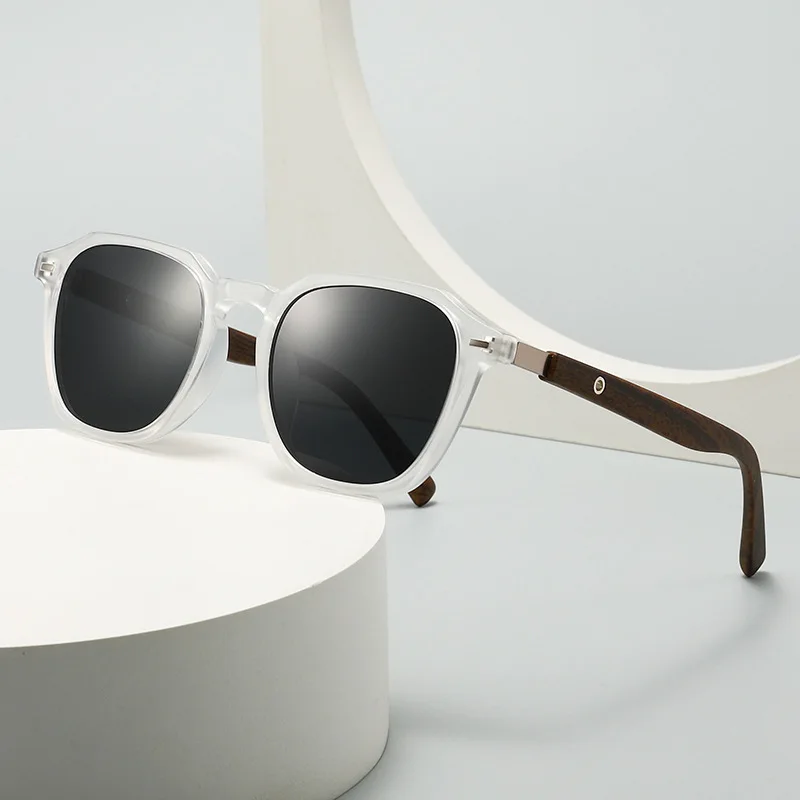2026 High quality brand New model 1.1 Thick polarized sunglasses round-frame sun glasses for men and women