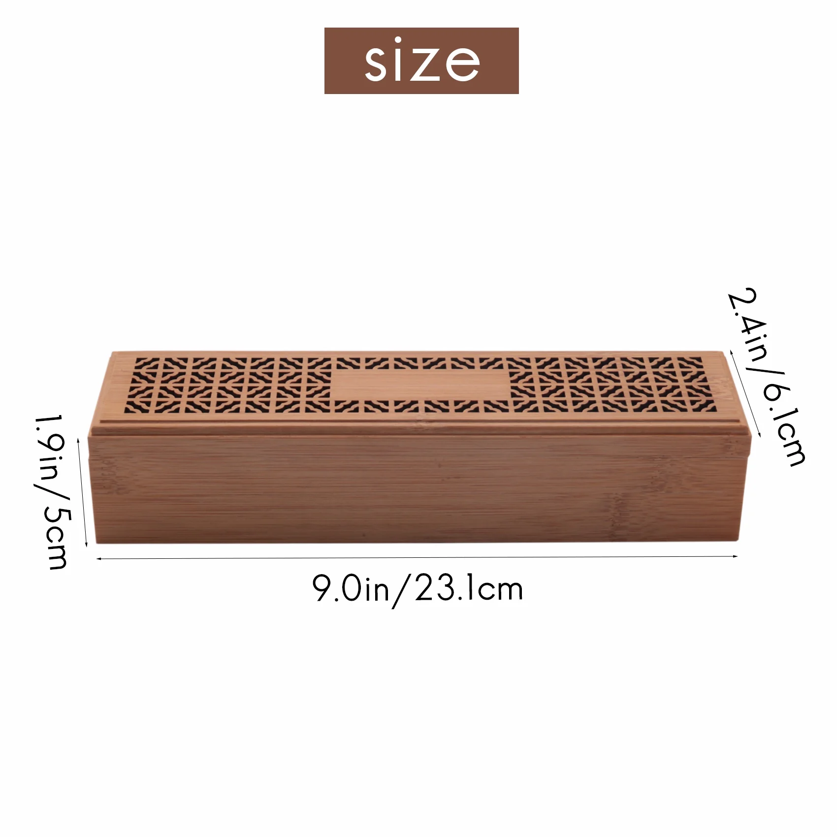 Incense Burner Incense Stick Holder with Drawer Joss-Stick Box Hollow Aromatherapy Zen Lying Censer for Home Office Teah HOT