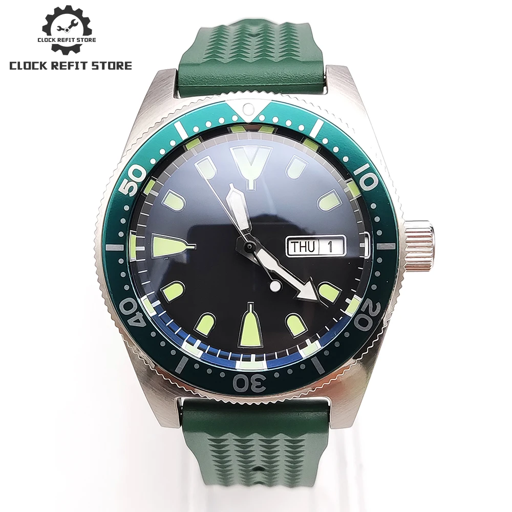 Men\'s Watch 38mm Automatic Mechanical Watch AR Blue Film Sapphire Watch NH35 Caliber + High Quality Rubber Strap