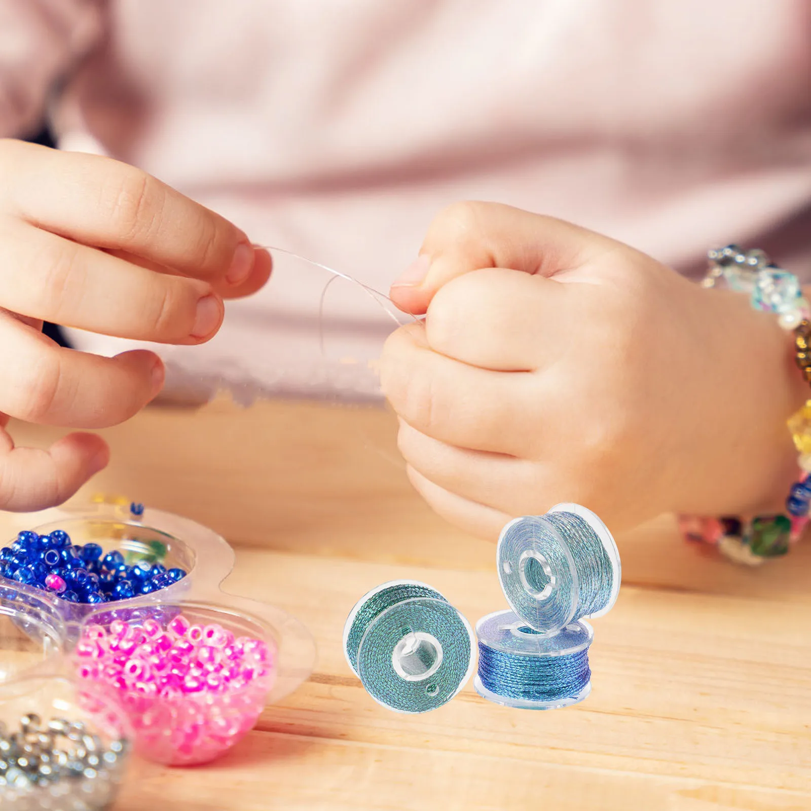 25 Rolls Braided Jewelry Rope Soft Polyester Cord for DIY Bracelet Making Knitting String Craft Accessories Bracelet Cord