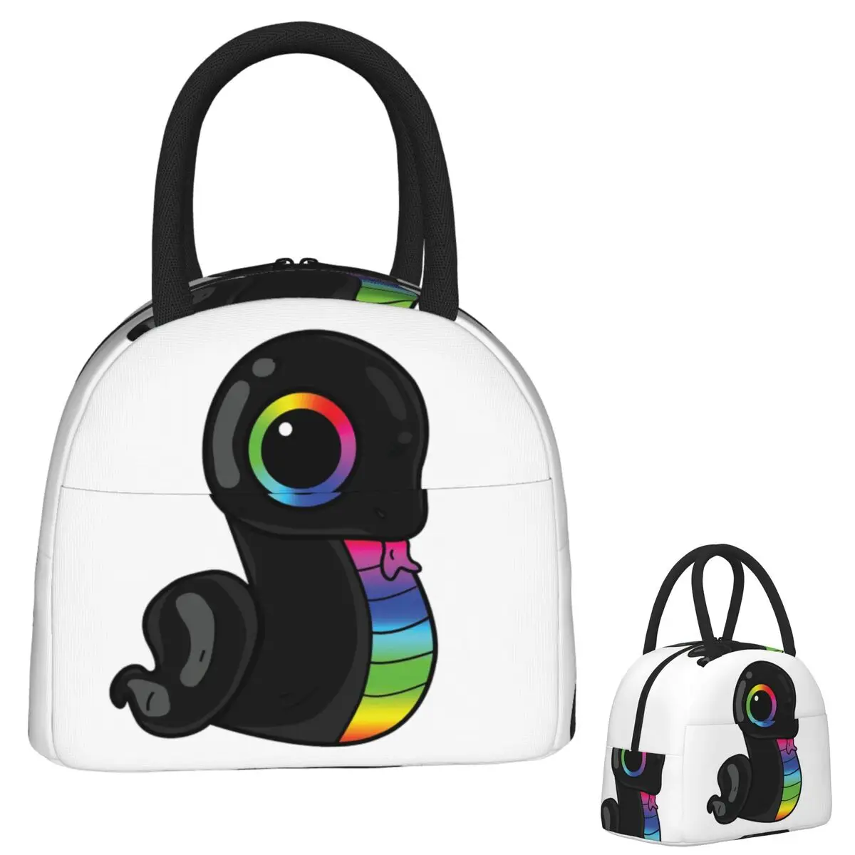 

Sneki Snek Fan Design Razer RGB наклейка изолированная сумка для обеда для женщин и детей герметичные коробки для еды термобокс для обеда сумка