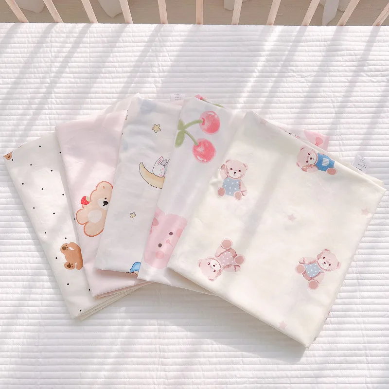 Funda nórdica estilo INS con dibujos animados para cuna bebé - imagen 2