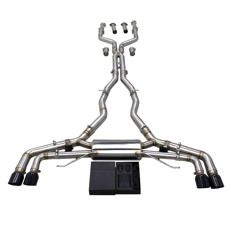 

Custom Catback Muffler For BMW X5M/X6M F95/F96 4.4TT 2020-2024 Performance Car Stainless Steel Pipes Valved Exhaust System