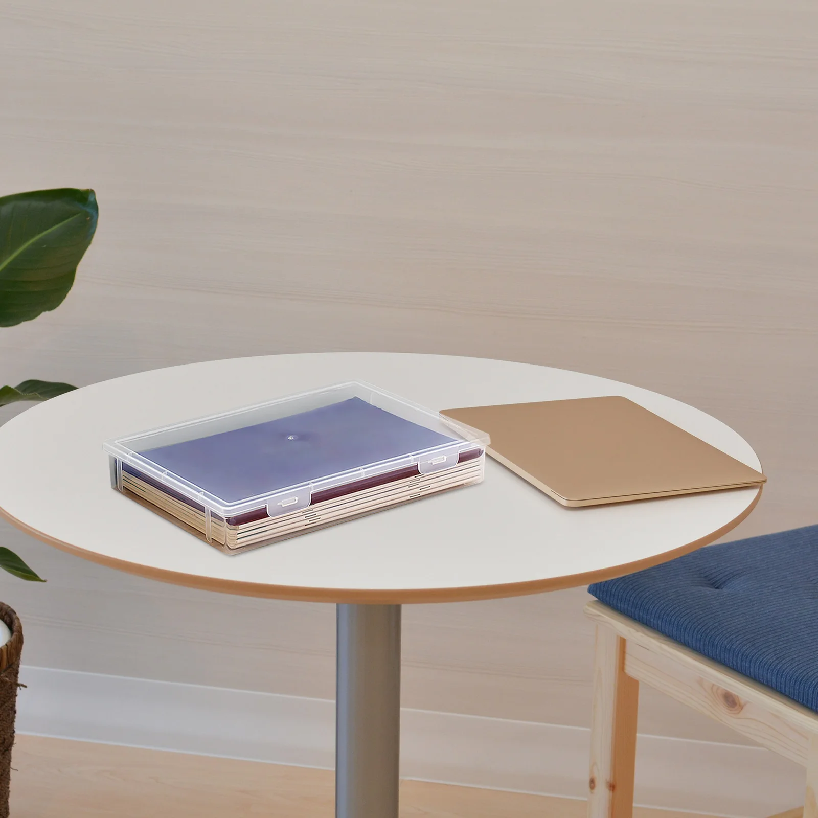 

A4 Plastic File Storage Box Document Organizer For Papers Certificates Cards Photos Small Items Desktop Case Keep Dry Neat