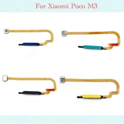 New Fingerprint Scanner For Xiaomi Poco M3 Home Button Fingerprint Menu Return Key Sensor Flex Cable