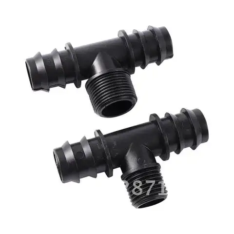 

Pipe connector DN25 Barbed 1/2" 3/4" Male Thread Port Tee Elbow Straight Optional Garden Agricultural Irrigation Water Connector