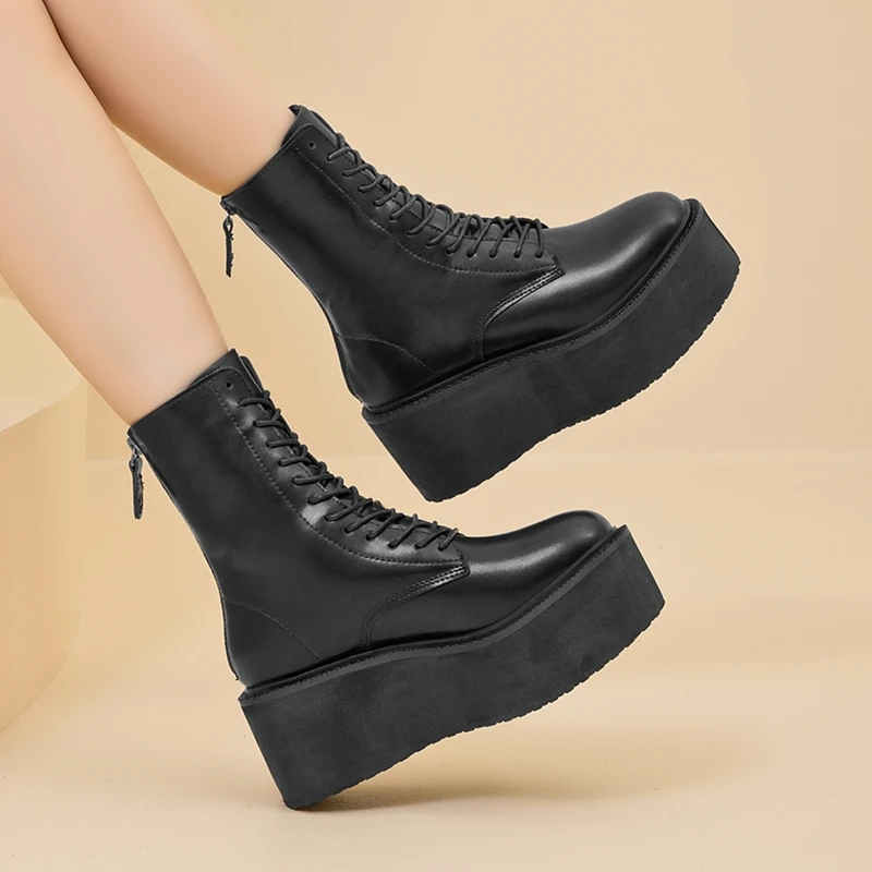 AIYUQI Women's Snow Boots 2026 New Thick-soled Non-slip Women Short Boots Large Size Warm Female Winter Shoes Ankle Boots view 6