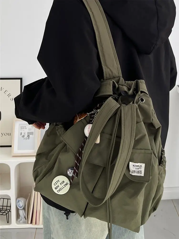 Travel Dual-Purpose Lightweight Backpack Women's Trendy Brand College Student Class Commuting Simple Mountain Single Shoulder...