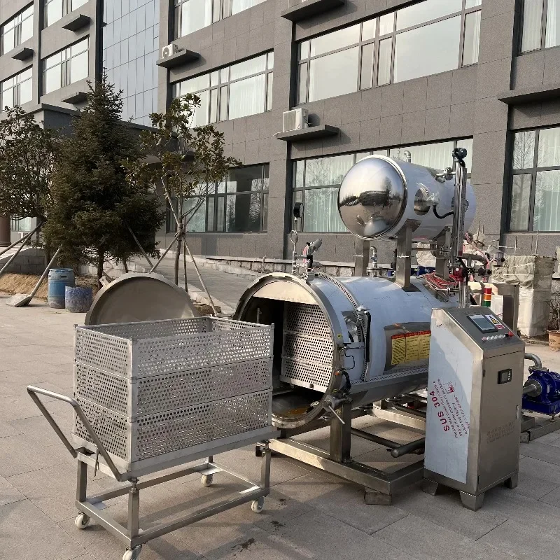 【Best-selling】1000liter Capacity Automatic  Autoclave Sterilizer Retort High Barrier Retort Food Container