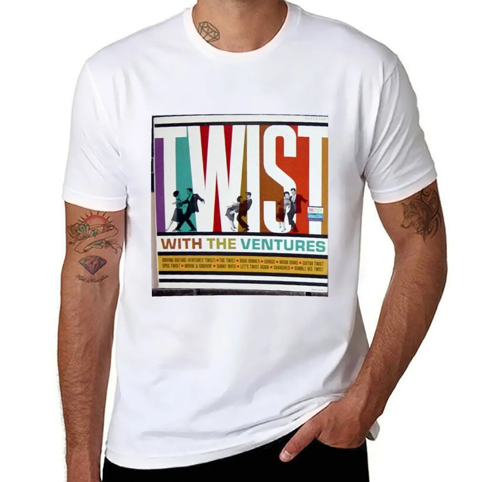 

Twist With The Ventures T-Shirt t shirts for man graphic tees man t shirts for men casual t shirts cotton 100% T-shirt