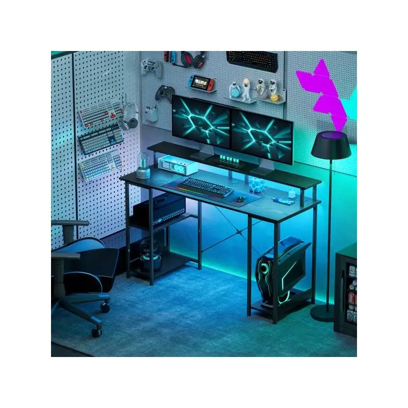 Ergonomic Computer Desk with Adjustable Height for Home Office and Gaming Setup