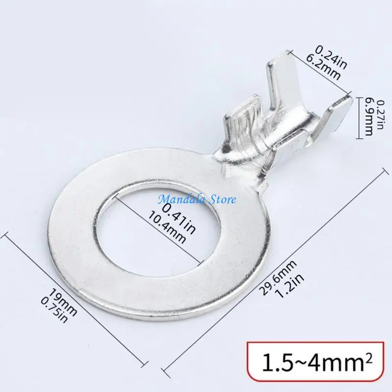 U2JC Multipurpose 100 Circular Crimps Connectors for Electrical Applications