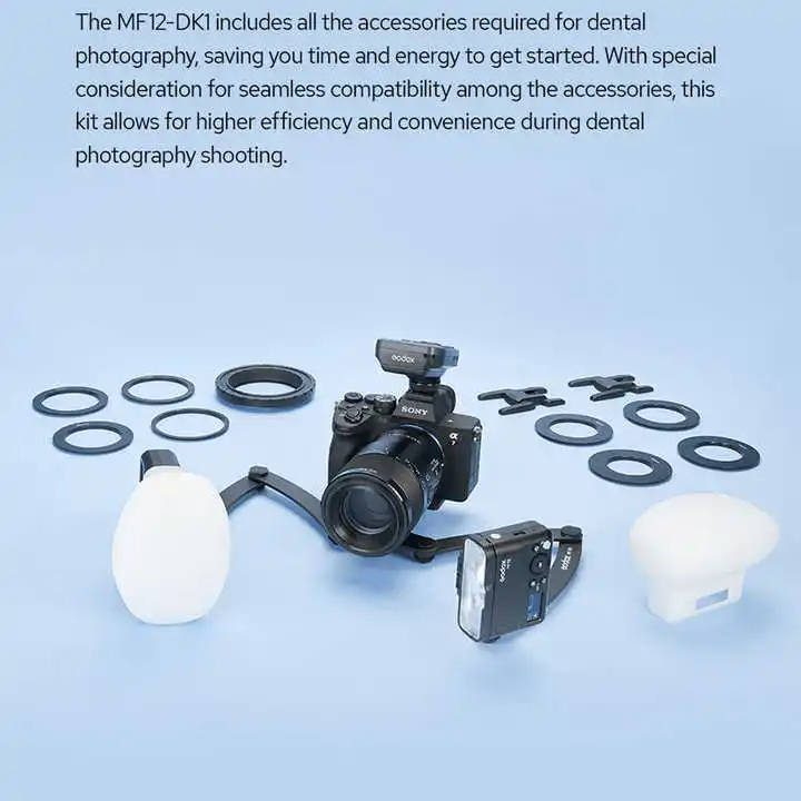 

MF-DB Flexible Bracket for Two MF12 Macro Flashes Photo Studio Accessory