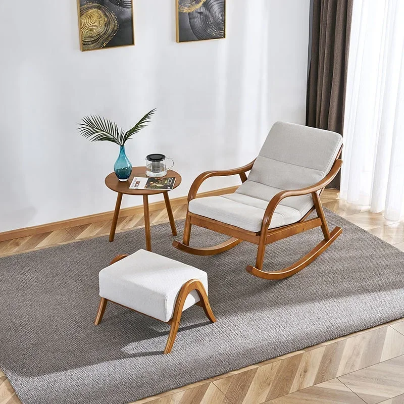 

l Modern French Waterproof Patio Furniture Outdoor Garden Aluminum Rocking Lounge Chair