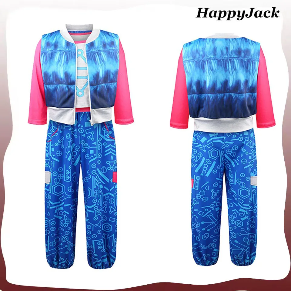 

Kids Zombies Cosplay Addison Clothing 2025 TV Disguise Children Costume T-shirt Coat Pants Outfits Halloween Carnival Clothes