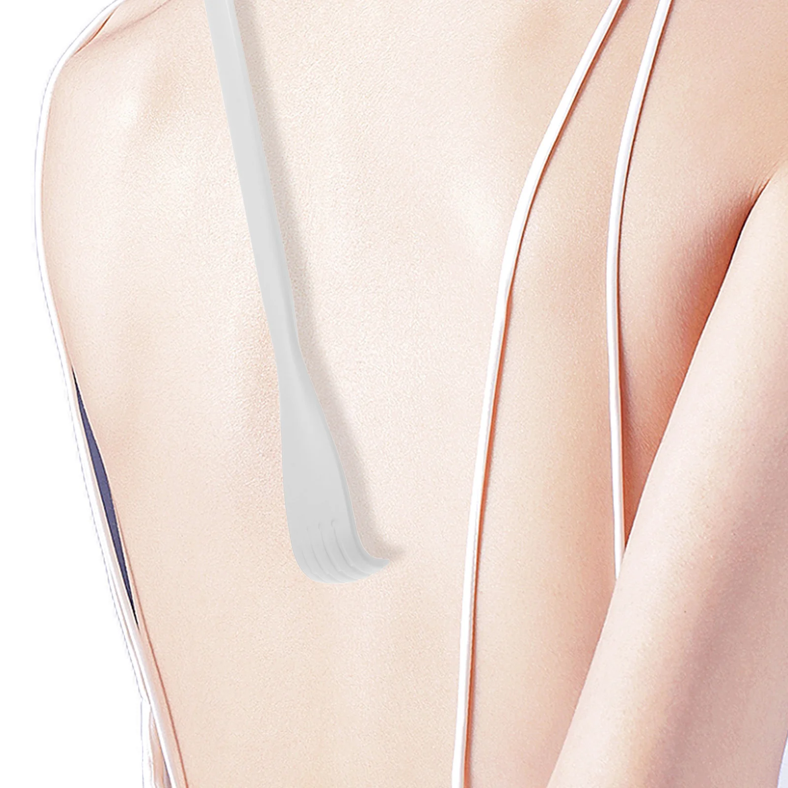 أداة خدش الظهر البلاستيكية ذات المقبض الطويل، أداة تدليك مضادة للحكة للبالغين، أداة استرخاء محمولة للظهر