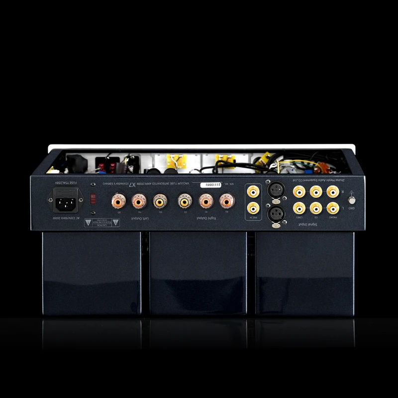 MUZISHARE X7 مضخم صوت متكامل 115/230 فولت مضخم الصوت المنزلي مع أنبوب إلكتروني KT88 دفع سحب لفئة AB