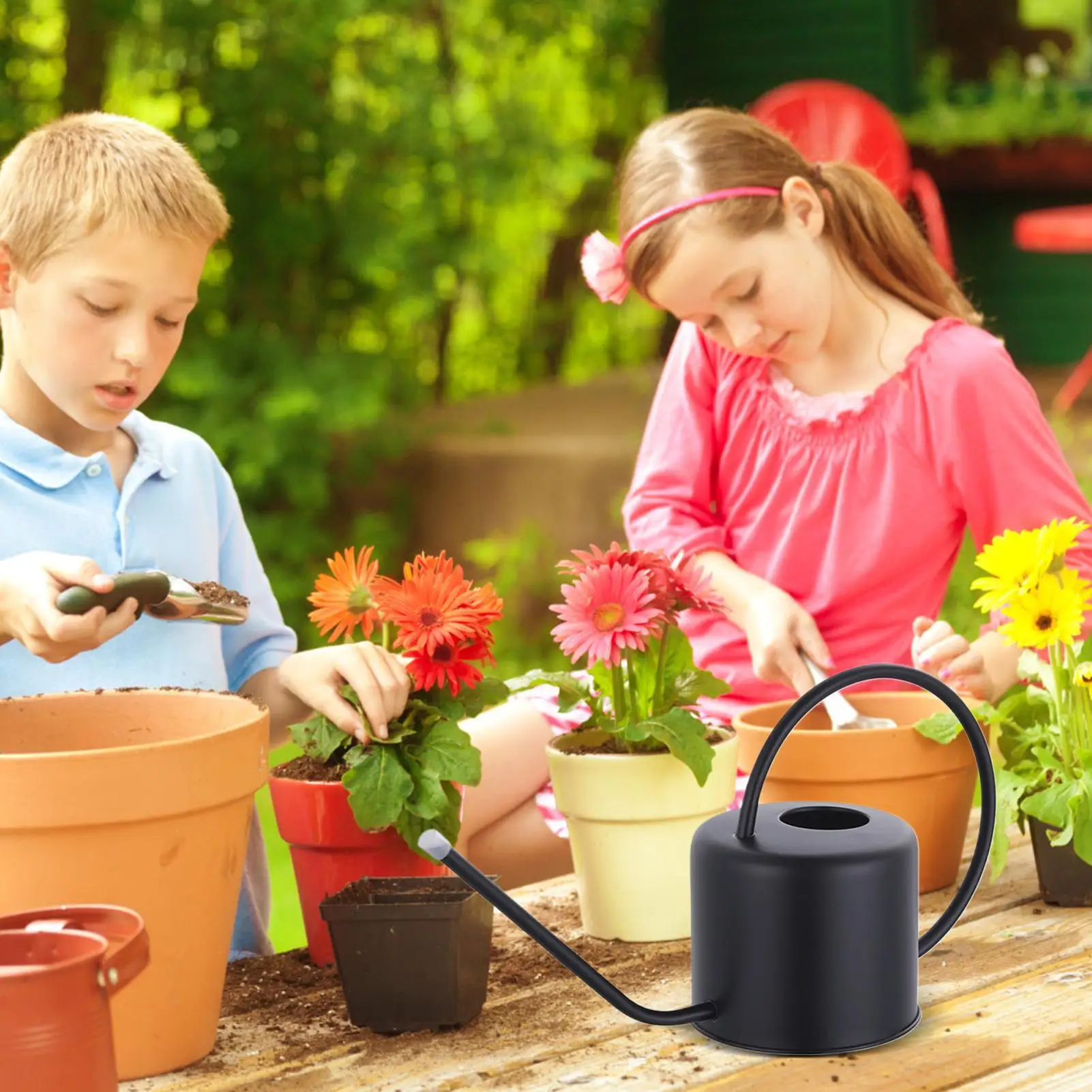 

Лейка Ретро металлическая лейка с ручкой 1,3 л внутренняя лейка из нержавеющей стали садовые принадлежности для лужайки на балконе