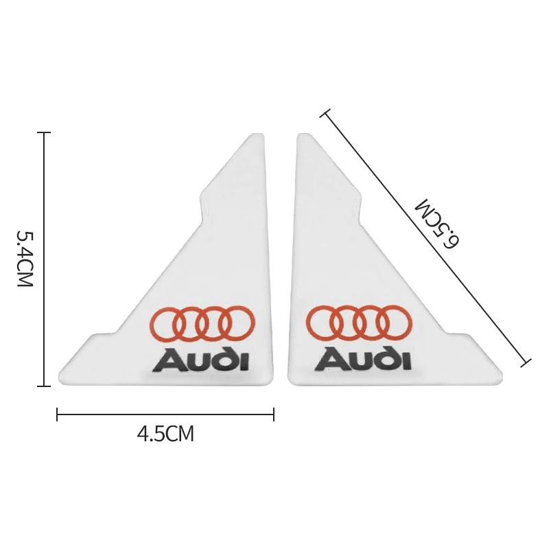 2pcs Silicone Door Corner Protection Cover Bumper Collision Anti-scratch Stickers for  Audi A4 B8 A3 8P C6 B9 B6 A5 B7 A1 A6 Q3