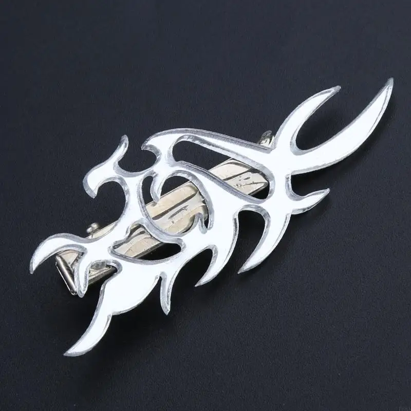 P88a gothic duckbill clip Tóc kẹp ngọn lửa rồng tóc clip cosplay trang trí đầu Halloween tóc Barrettes