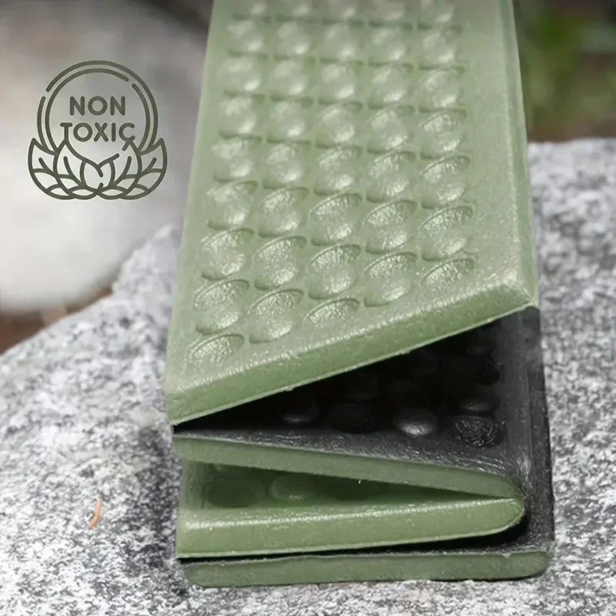 2 قطعة وسادة صيد محمولة للسفر في الهواء الطلق مقاومة للماء بالكامل، خفيفة الوزن للغاية، حصيرة قابلة للطي للاستخدام في الهواء الطلق والمشي لمسافات طويلة