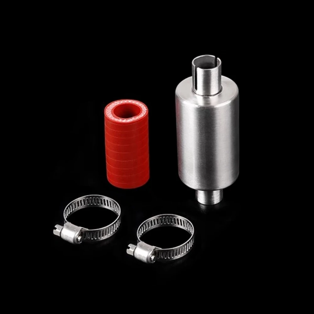 Scale 1/5 Steel Exhaust muffler for Hpi racing Baja 5B/5T/SC Rovan Gasoline cars 1 5 RC Truck