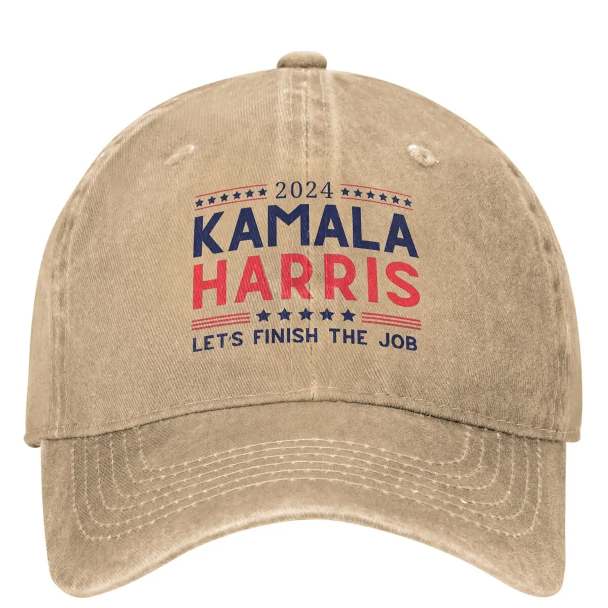 

Let's Finish The Job Retro Kamala Harris Baseball Cap Casual Men Women Trucker Dad Hat Sunshade Outdoor Sports Baseball Caps