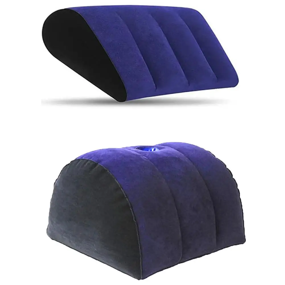 Almohada de cuña inflable multifuncional, almohada de aire Triangular, sofá cama, cojín de juego, posición, almohada de soporte para viaje en casa