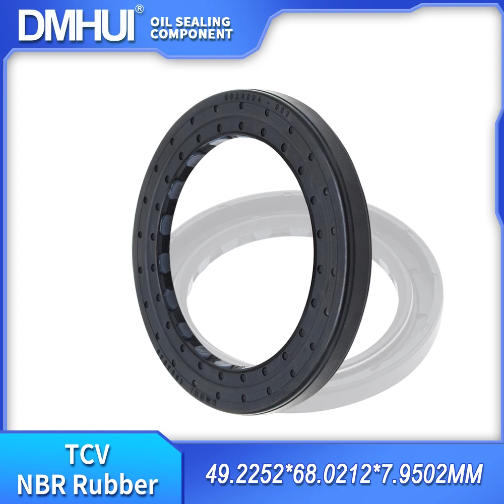 OEM 14812-001 Oil Seals 49.2252x68.0212x7.9502mm NBR Rubber - DMHUI Radial Shaft TCV Type Seal Rings for VIS30 Hydraulic Motor
