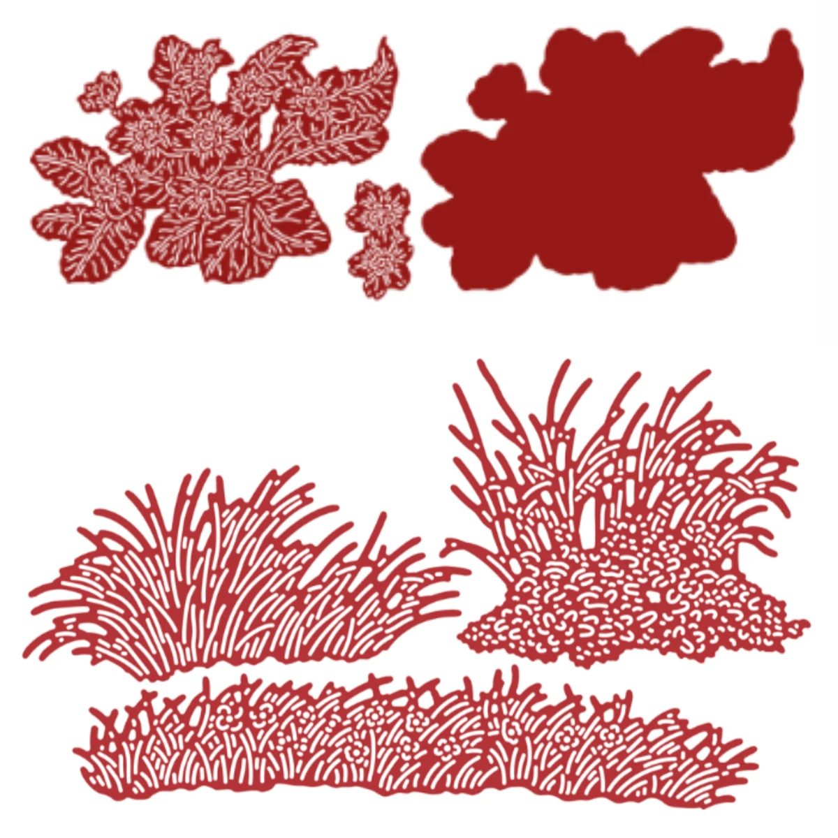 Branches and Flowers Metal Cutting Dies Scrapbook Diary Decoration Stencil Embossing Template DIY Greeting Card Handmade 2025