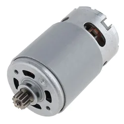 RS550 18V 19500 RPM DC Motor with Two-Speed 11 Teeth and High Torque for Electric Drill/Screwdriver
