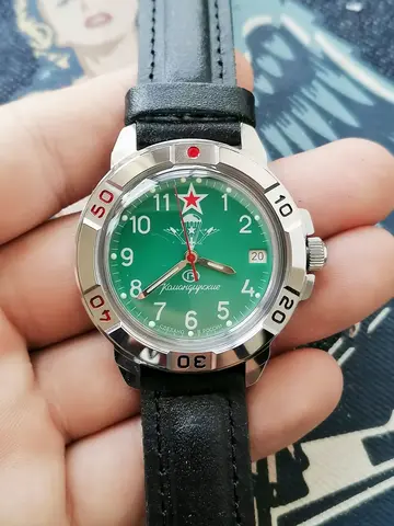 2025new Russian VOSTOK watch, Alpha special forces manual mechanical military watch waterproof night light