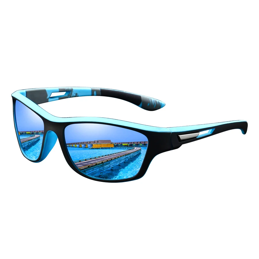Klassische Mode Vintage Tarnmuster Sonnenbrille für Männer und Frauen Fahren Angeln Sport Outdoor Laufen Klettern Sport Herren Sonnenbrille