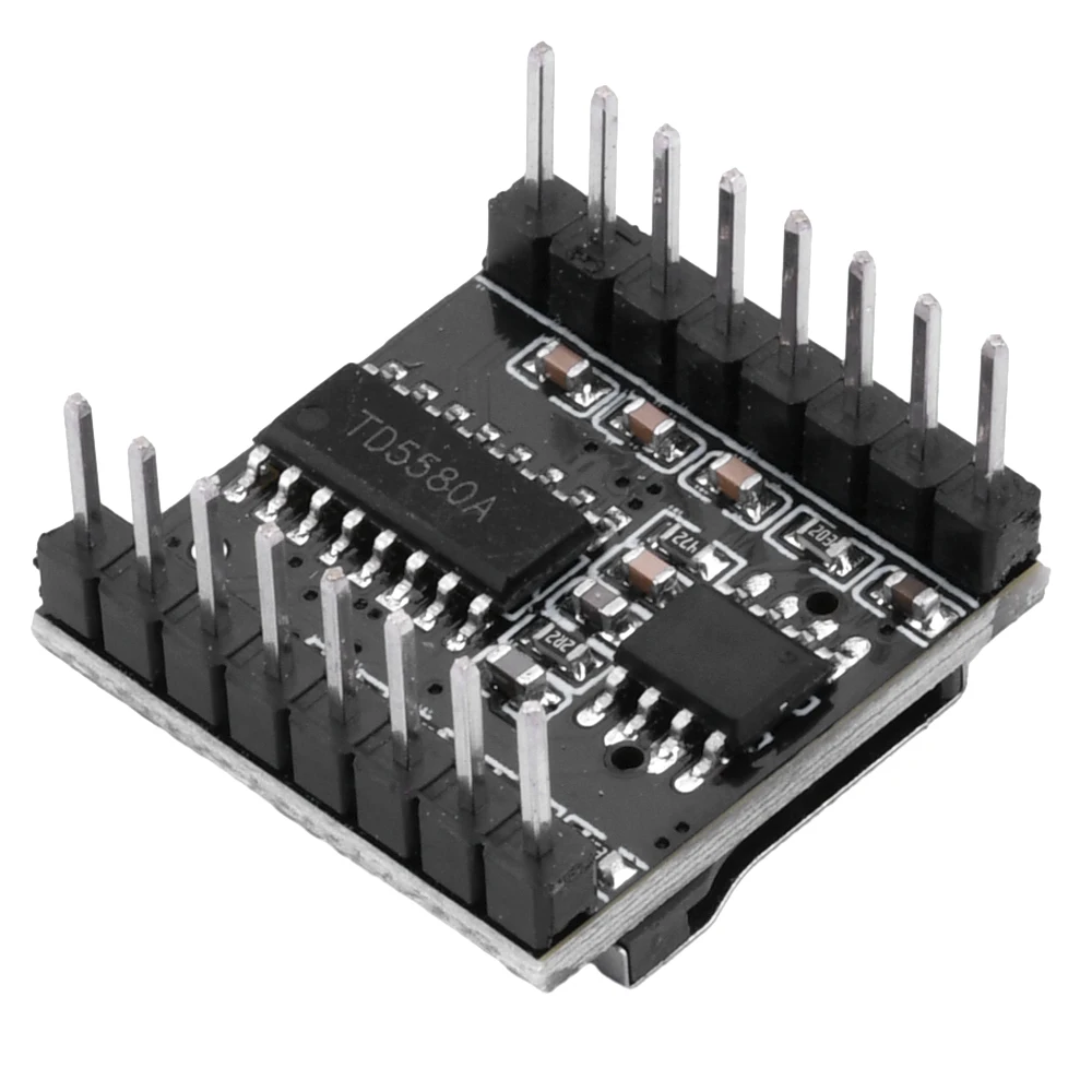 YX5200 DFPlayer Mini módulo de reproductor de MP3 MP3 Placa de decodificación de voz tarjeta TF U-Disk IO puerto serie AD Compatible con Arduino
